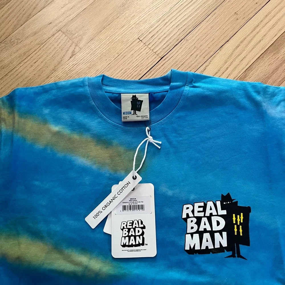 Real Bad Man x Gramicci Future Days Short Sleeve T-Shirt - Picture 3 of 4